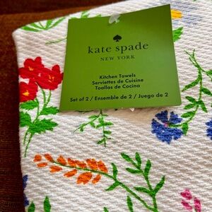 Kate Spade Floral Kitchen Towel Set of 2 NWT